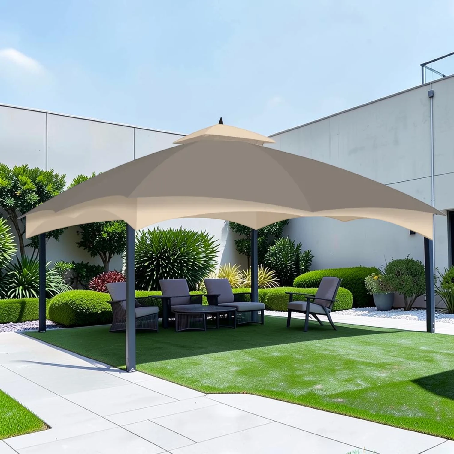 Replacement Canopy for Allen Roth Gazebo 10x12 GF-12S004B-1, 180g Polyester Fabric